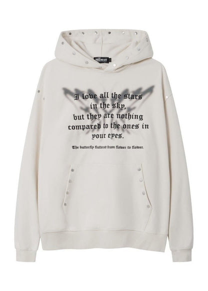 Heavyweight Gothic Graphic Hoodie - Rick Circus