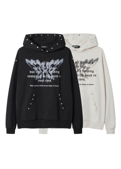 Heavyweight Gothic Graphic Hoodie - Rick Circus