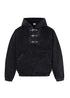 Heavyweight Washed Denim Hoodie Jacket - Rick Circus