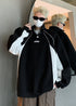 High - Collar Contrast Panel Sweatshirt - Rick Circus