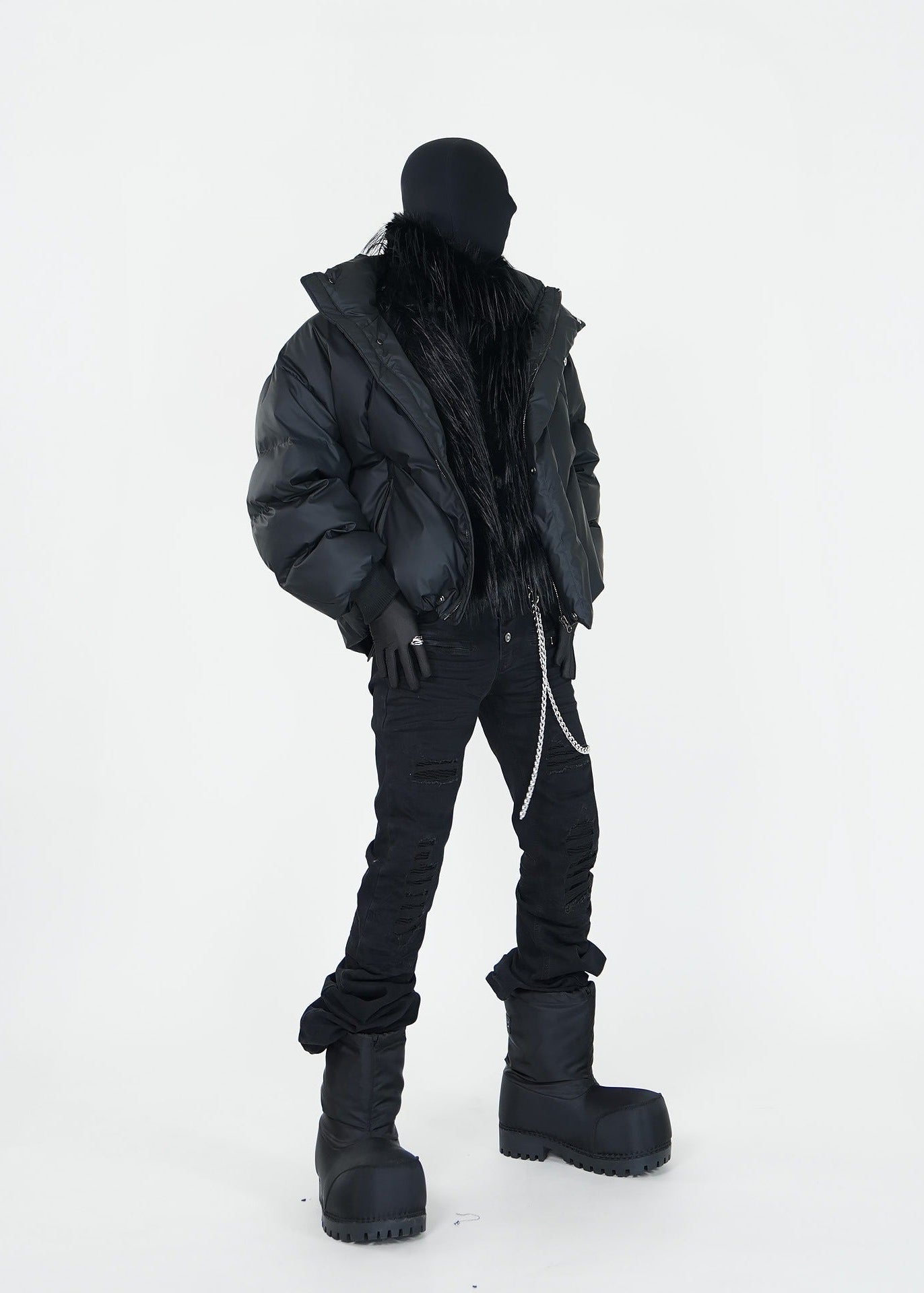 High - Neck Puffer Jacket - Rick Circus