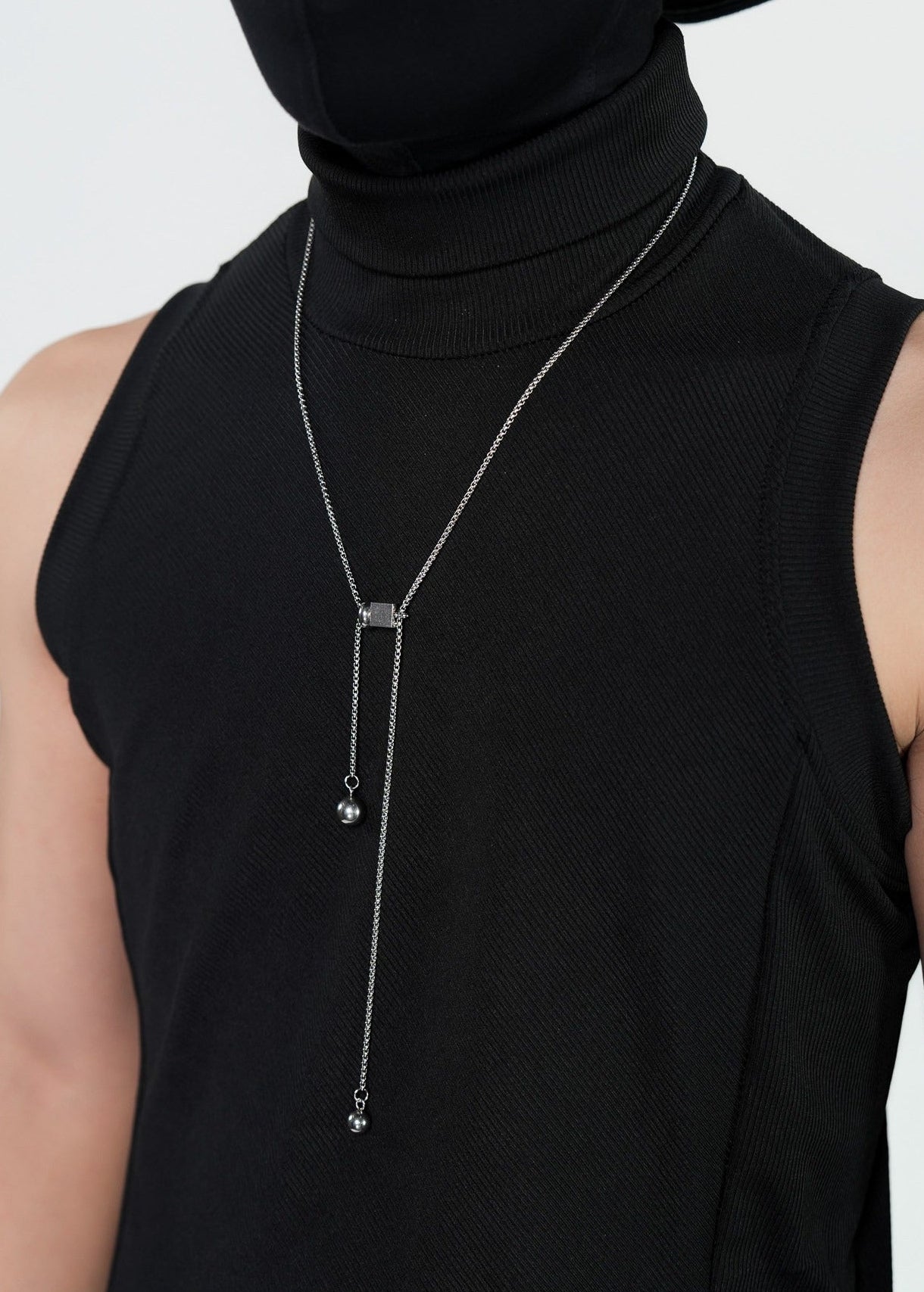 High - Neck Sleeveless Sculpting Turtleneck Top - Rick Circus