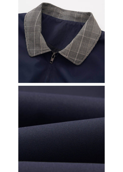 Houndstooth Panel Harrington Jacket - Rick Circus