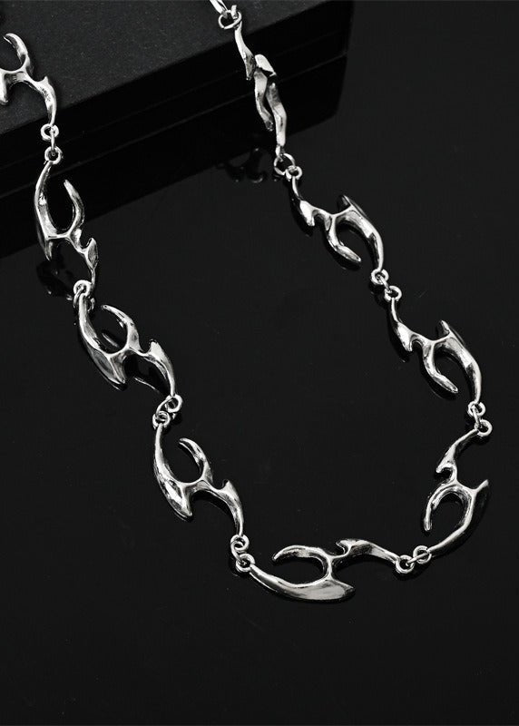 Irregular Metal Chain Necklace - Rick Circus