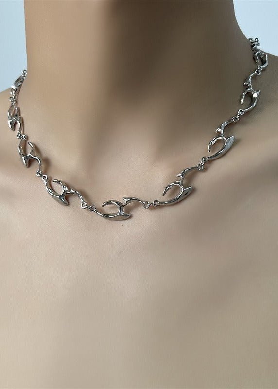 Irregular Metal Chain Necklace - Rick Circus