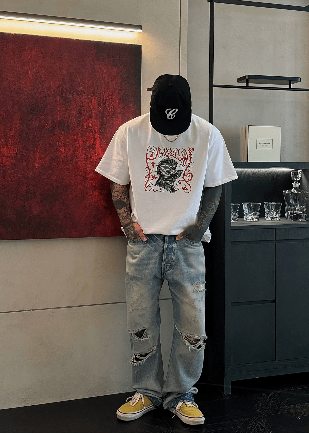 Knight Helmet Graphic Tee - Rick Circus