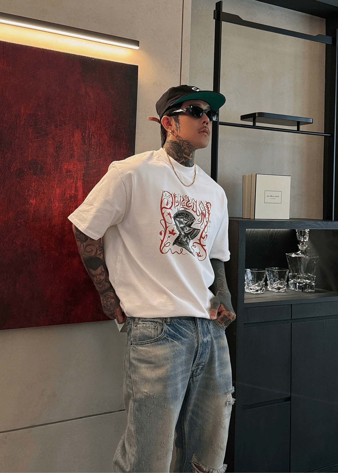 Knight Helmet Graphic Tee - Rick Circus