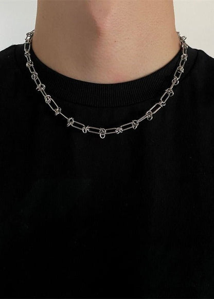 Knot Link Chain Necklace - Rick Circus