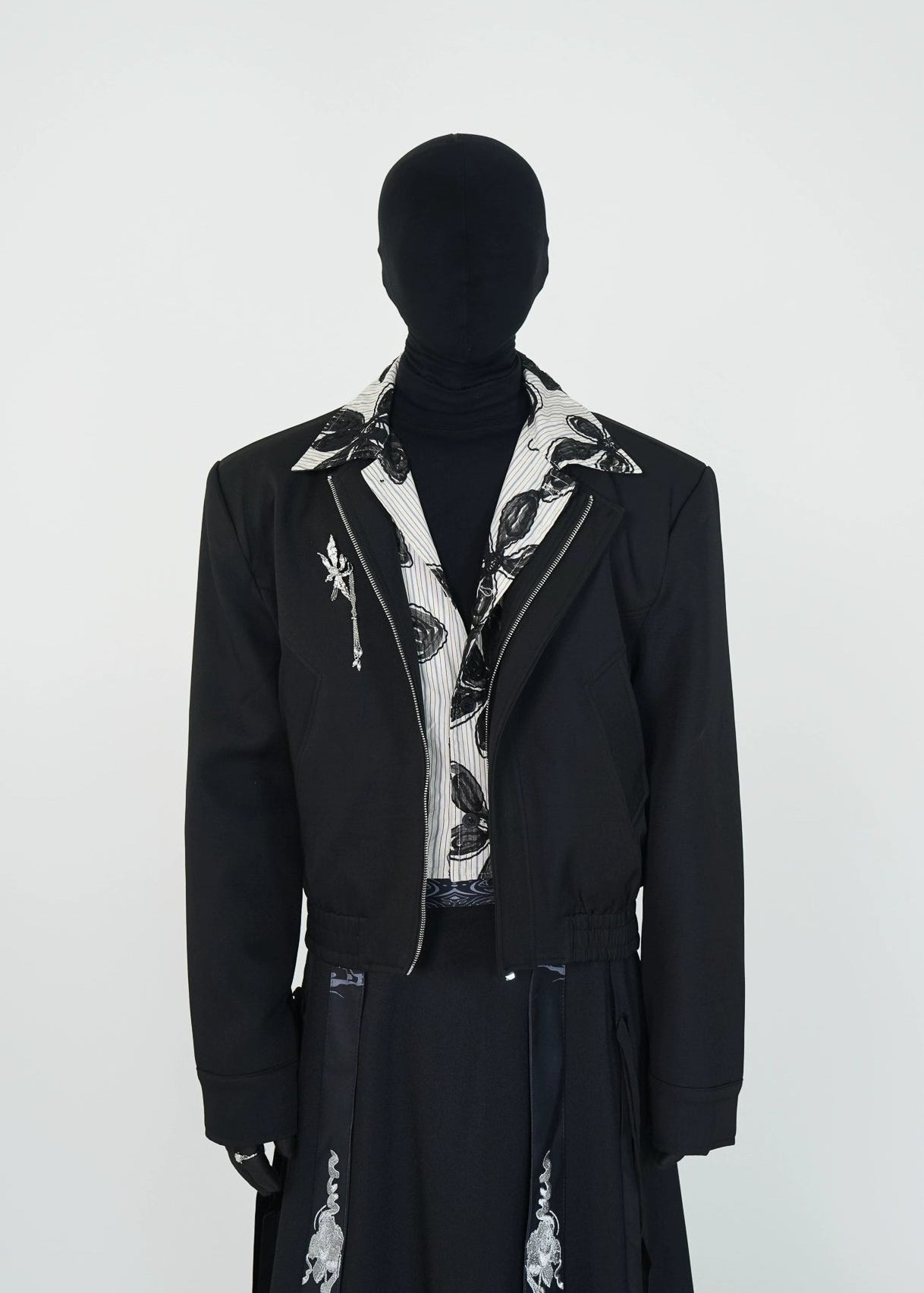 Layered Cropped Blazer - Rick Circus