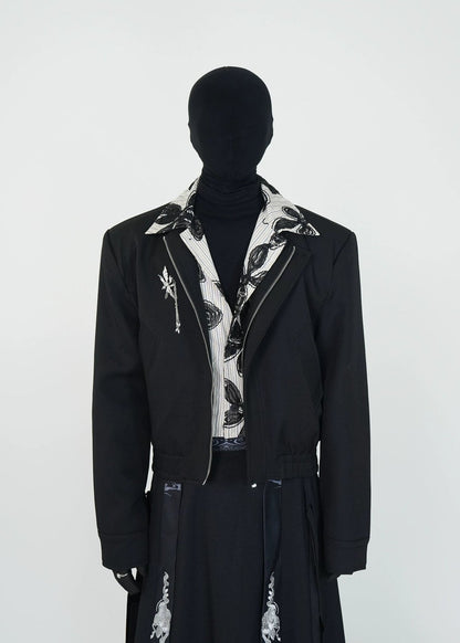 Layered Cropped Blazer - Rick Circus