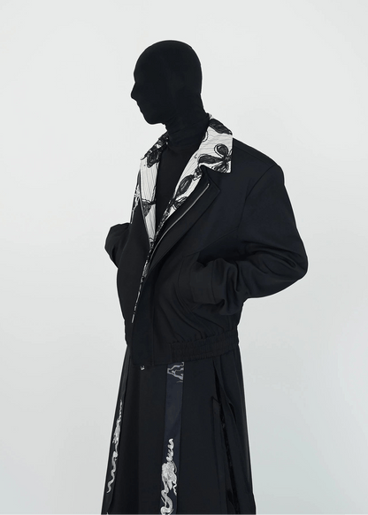 Layered Cropped Blazer - Rick Circus