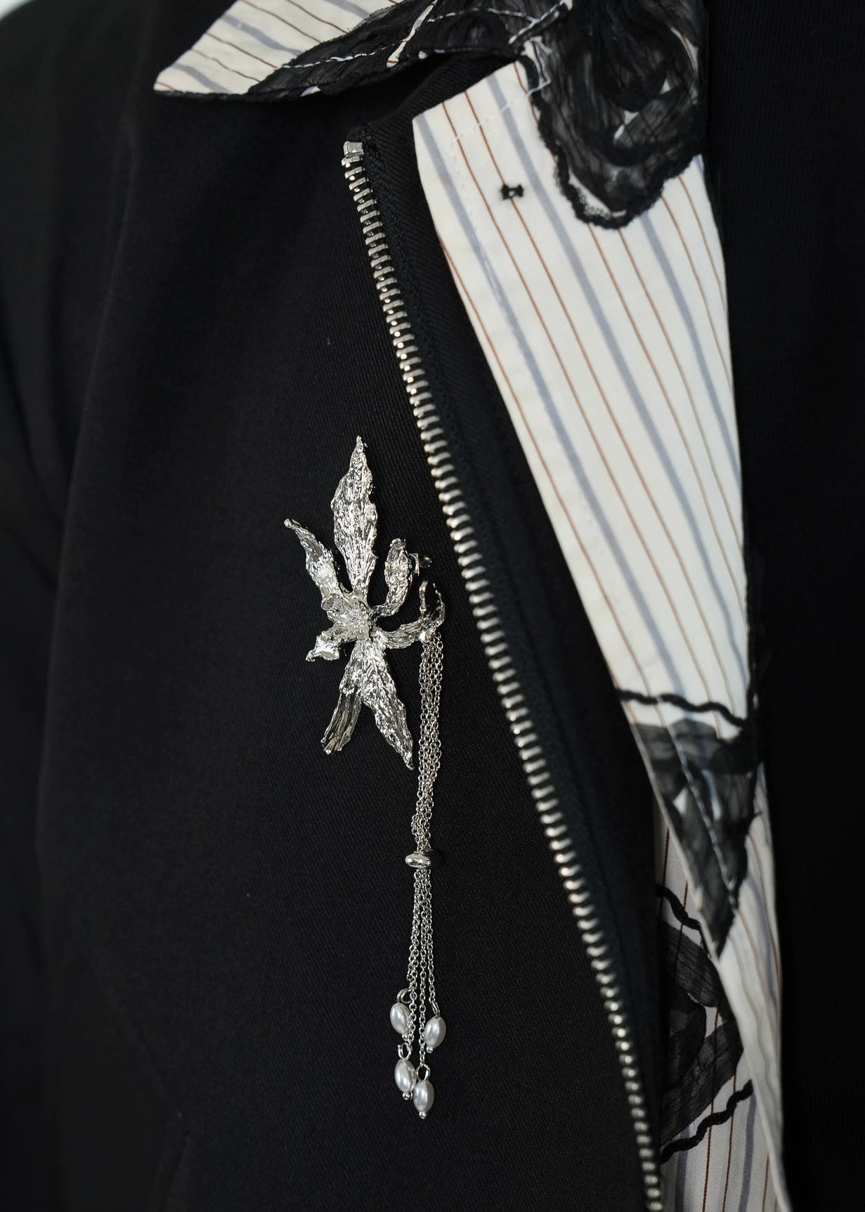 Layered Cropped Blazer - Rick Circus