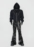 Layered Cropped Hoodie Jacket - Rick Circus