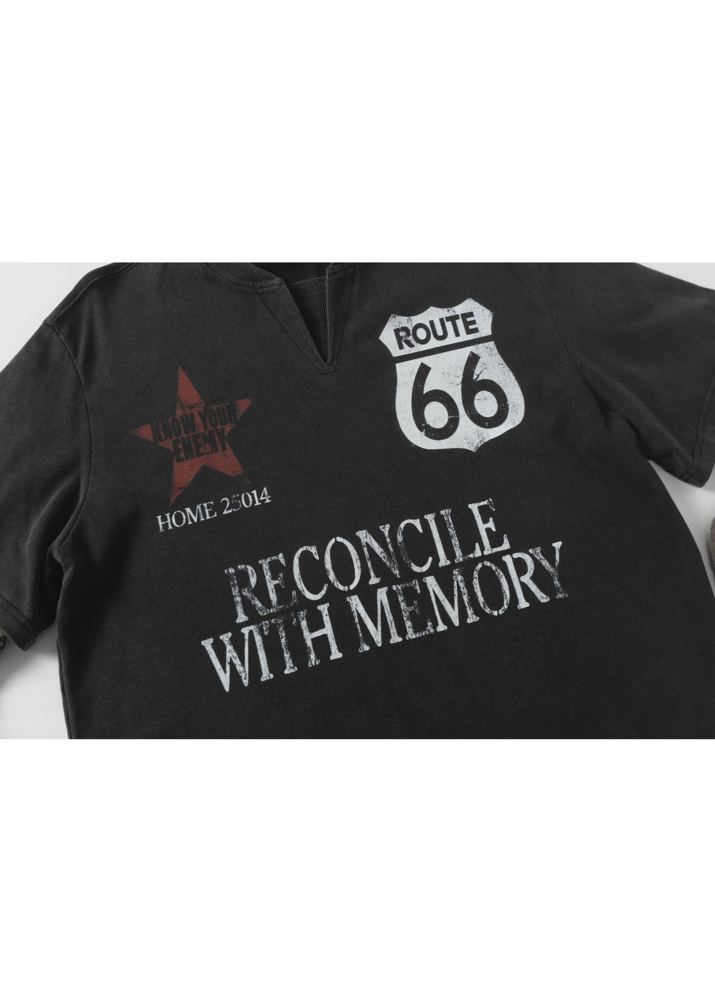 Layered Distressed Long Sleeve T-Shirt - Rick Circus