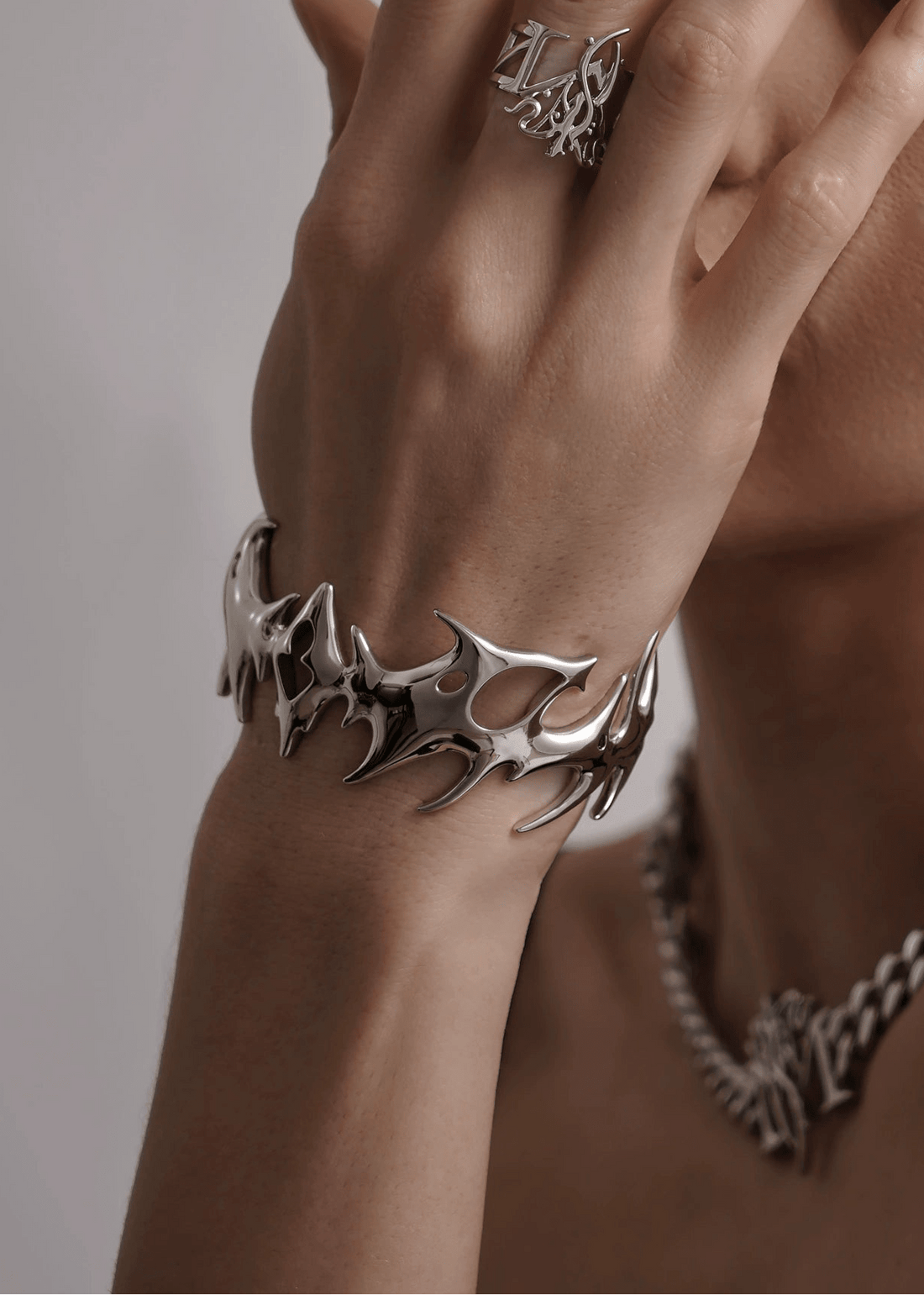 Liquid Prism Gothic Thorn Bracelet - Rick Circus