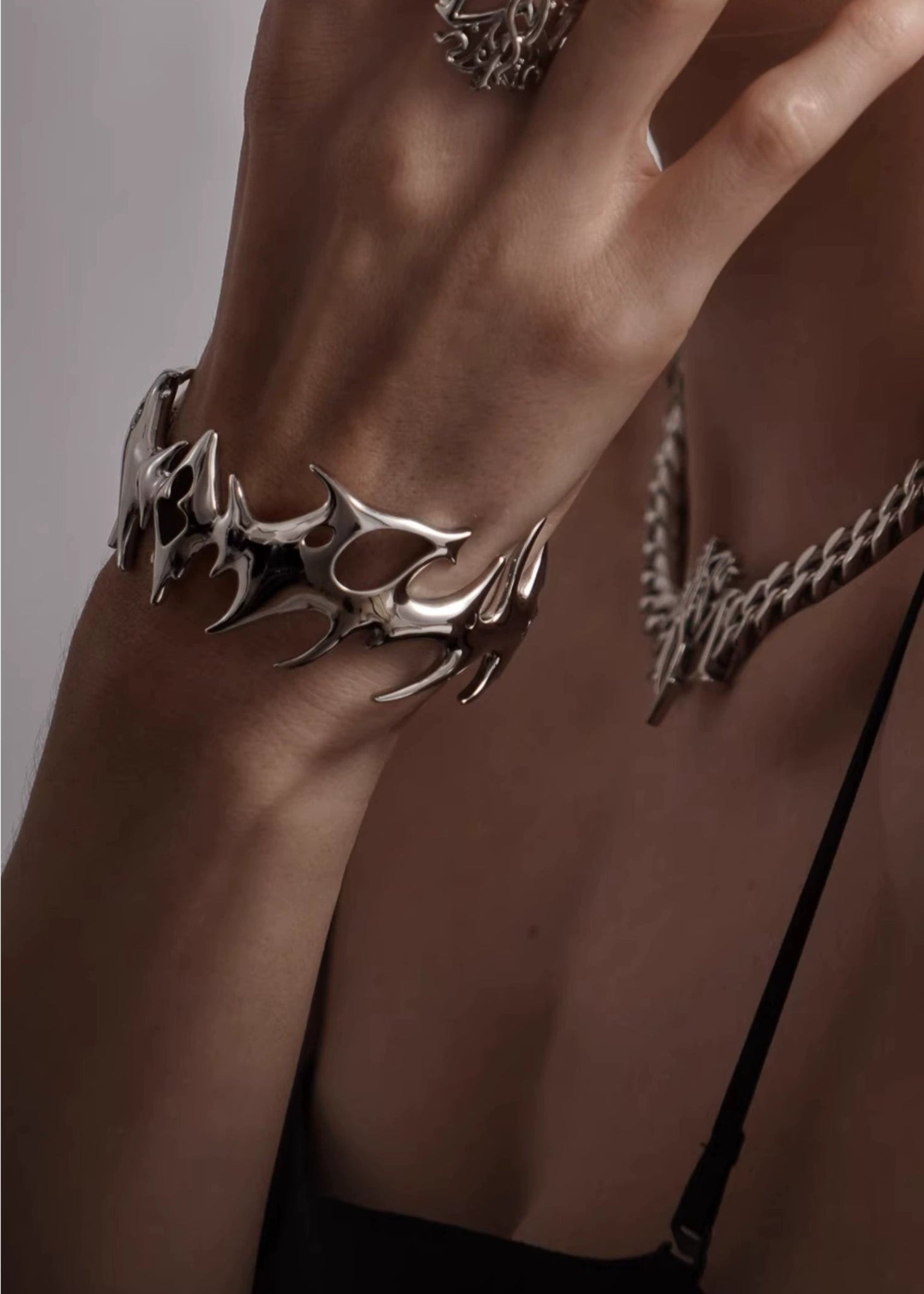 Liquid Prism Gothic Thorn Bracelet - Rick Circus