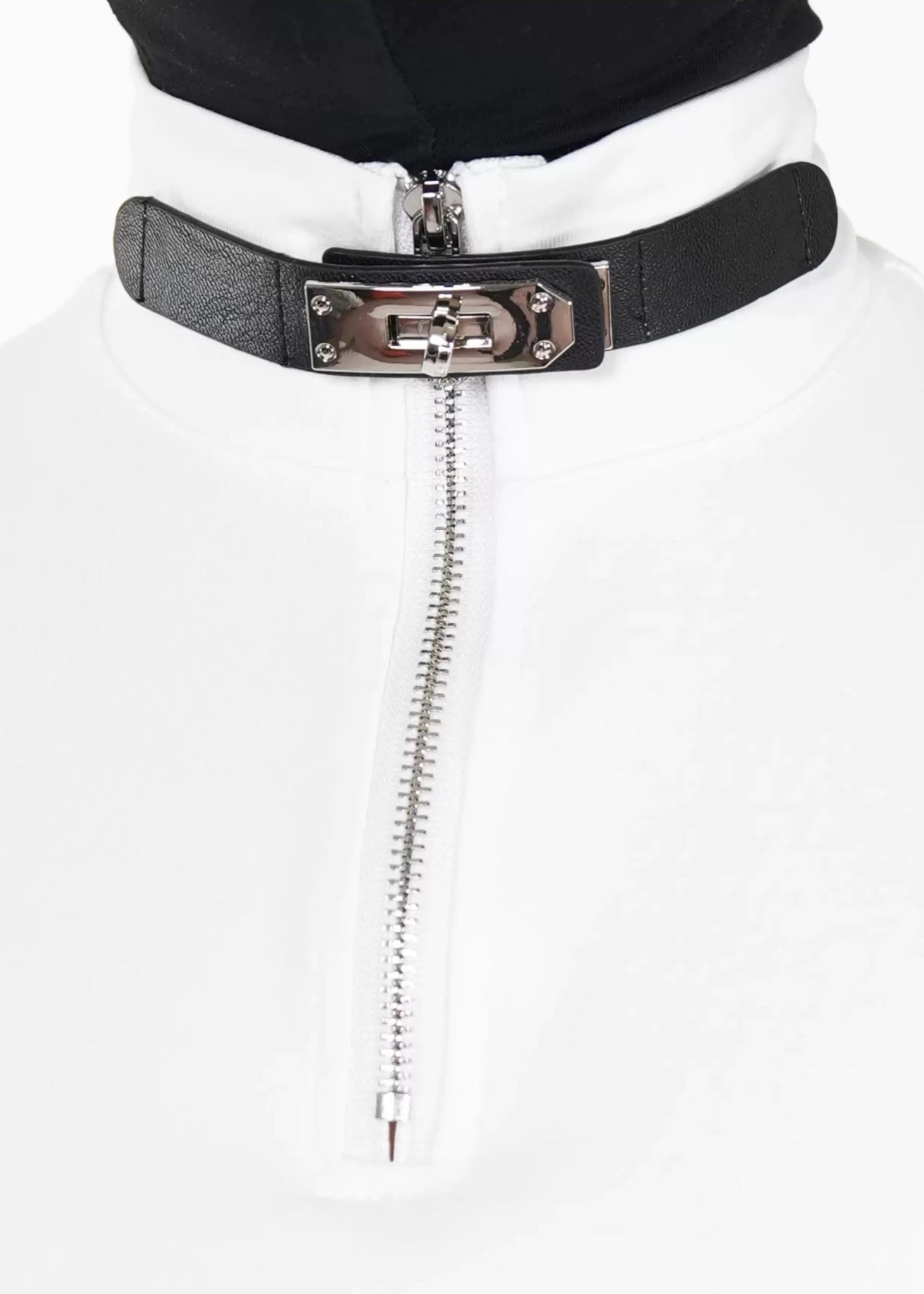 Long Sleeve T-Shirt with Neck Buckle - Rick Circus