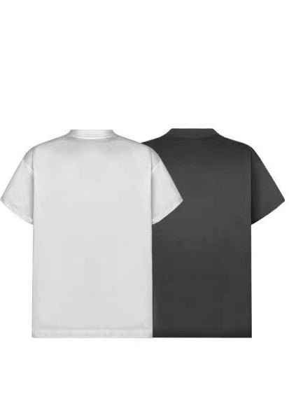 Loose Fit Crew Neck Short Sleeve Casual Tee - Rick Circus