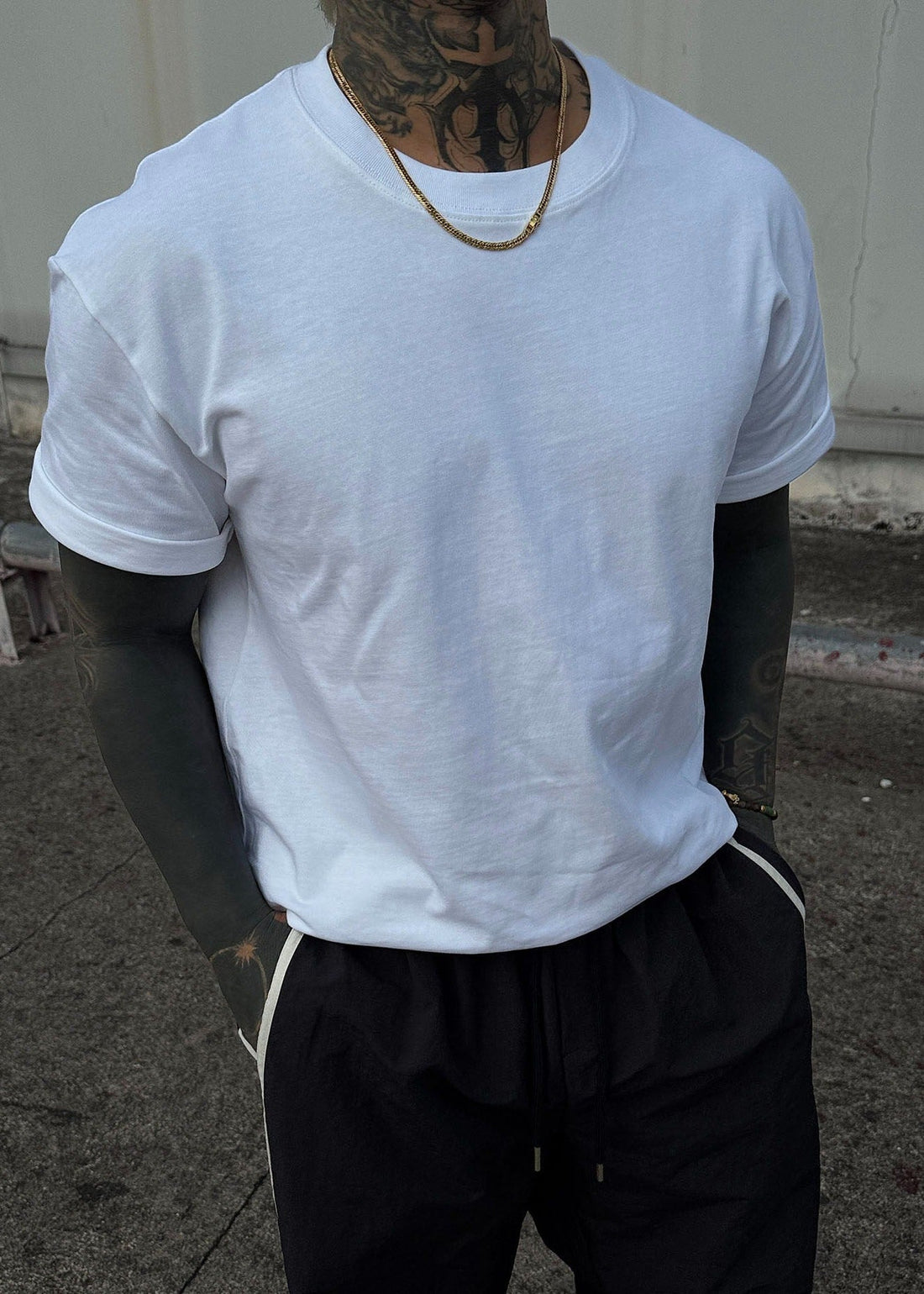 Loose Fit Crew Neck Short Sleeve Casual Tee - Rick Circus