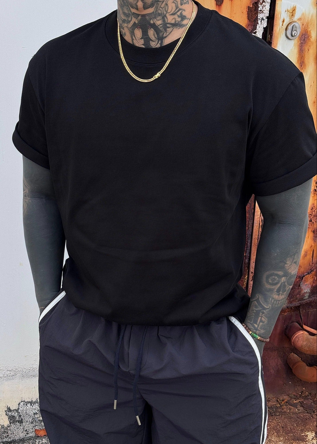 Loose Fit Crew Neck Short Sleeve Casual Tee - Rick Circus
