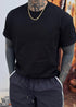 Loose Fit Crew Neck Short Sleeve Casual Tee - Rick Circus