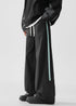 Loose Fit Wide - Leg Sweatpants with Contrast Stripes - Rick Circus