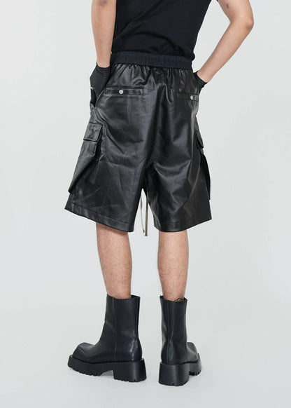Matte Coated Utility Shorts - Rick Circus