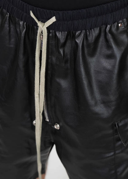 Matte Coated Utility Shorts - Rick Circus
