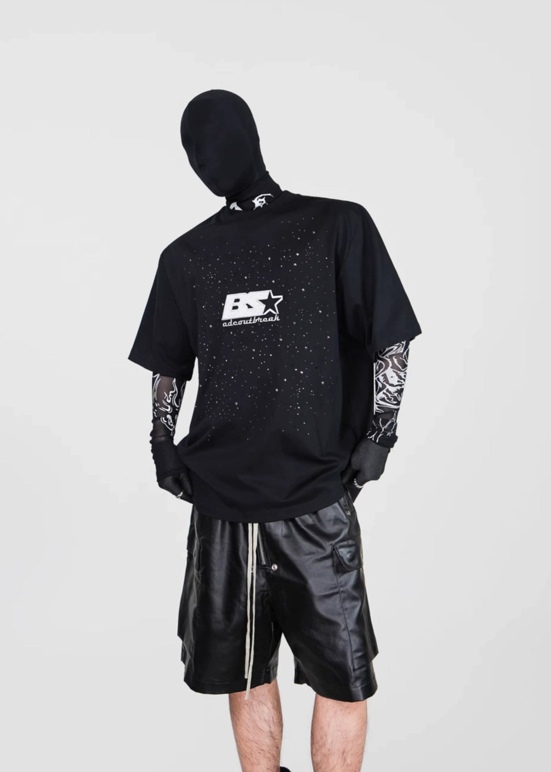 Matte Coated Utility Shorts - Rick Circus