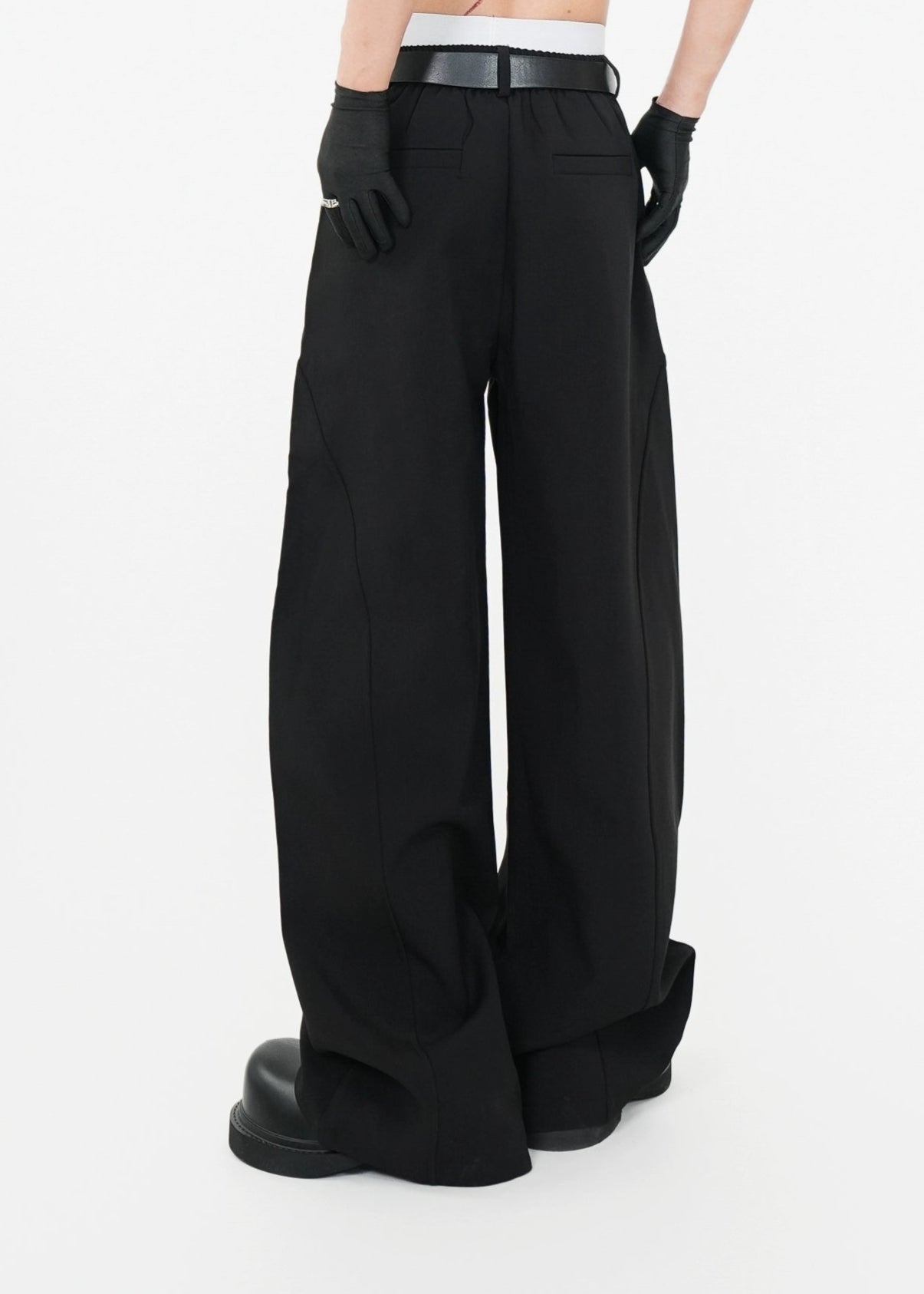 Metal Studded Blade - Cut Trousers - Rick Circus