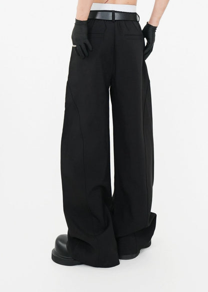 Metal Studded Blade - Cut Trousers - Rick Circus