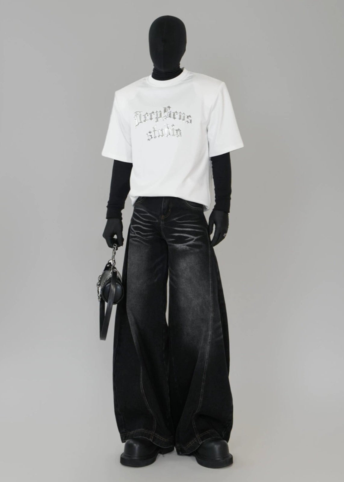 Metallic Gothic Logo T-Shirt - Rick Circus