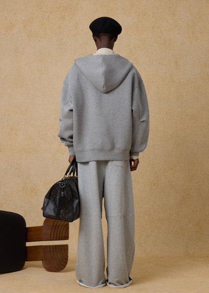 Mid - Neck Zip Hoodie - Rick Circus