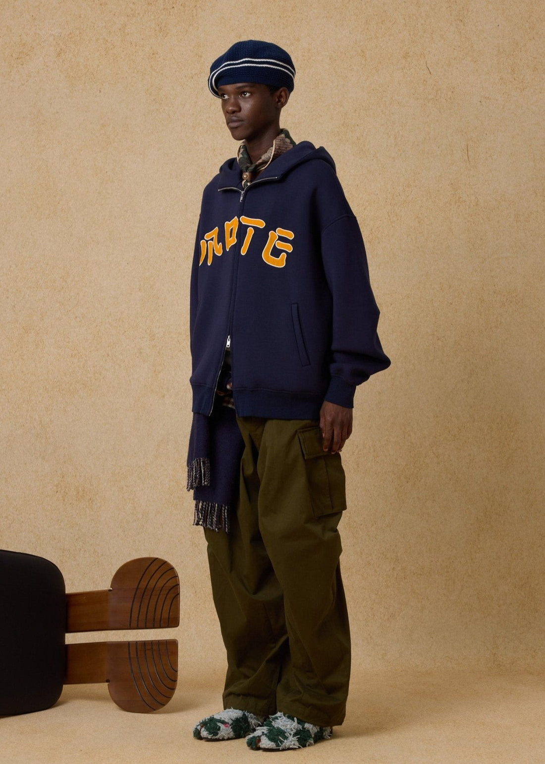 Mid - Neck Zip Hoodie - Rick Circus
