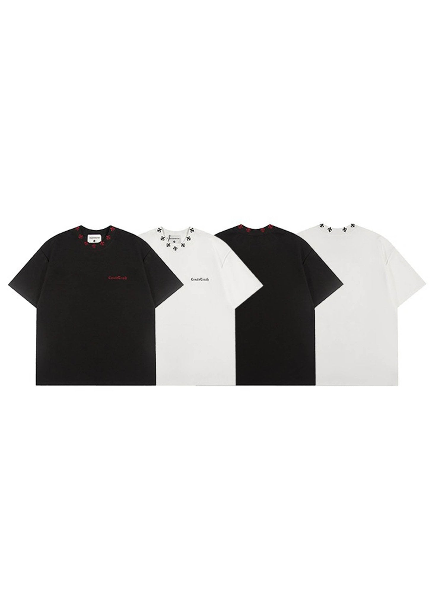 Minimal Embroidered T-Shirt - Rick Circus