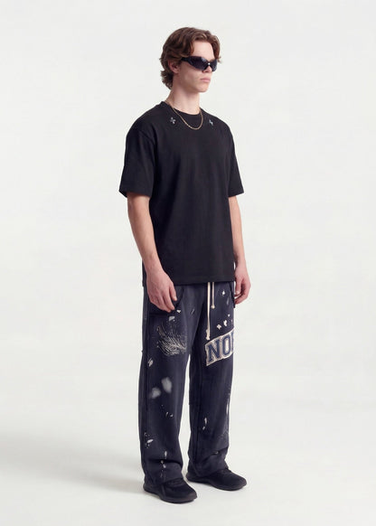 Minimal Embroidered T-Shirt - Rick Circus