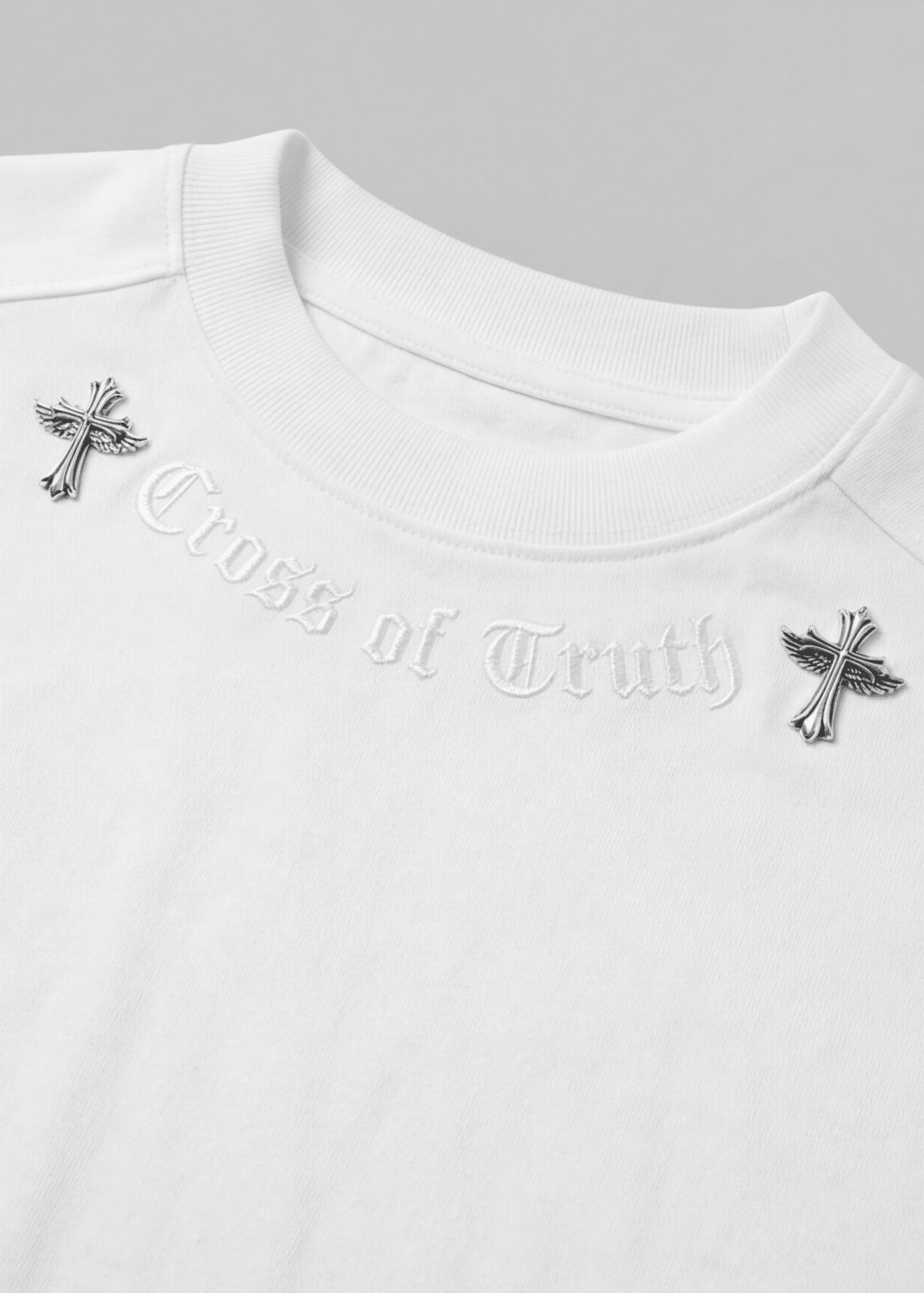 Minimal Embroidered T-Shirt - Rick Circus