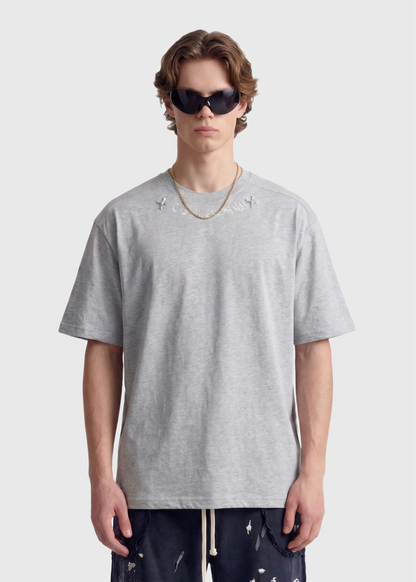 Minimal Embroidered T-Shirt - Rick Circus