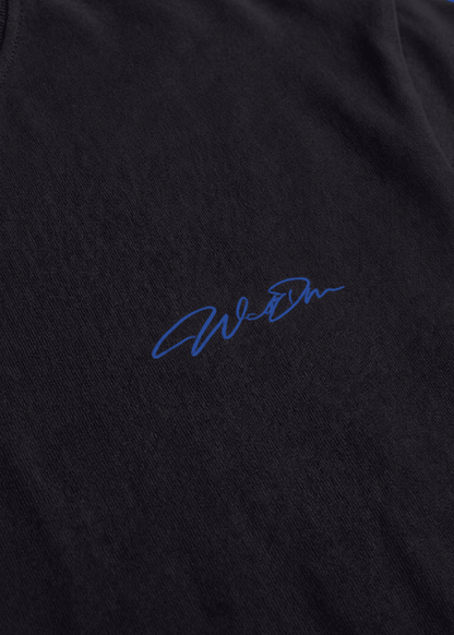 Minimal Embroidery Cotton Tee - Rick Circus