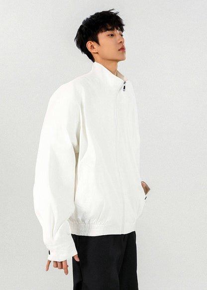 Minimalist High - Neck Zip - Up Jacket - Rick Circus