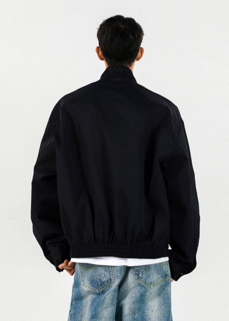 Minimalist High - Neck Zip - Up Jacket - Rick Circus