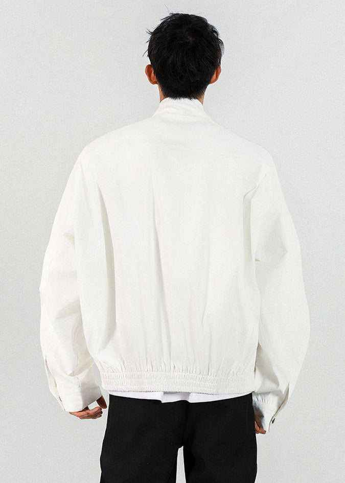 Minimalist High - Neck Zip - Up Jacket - Rick Circus
