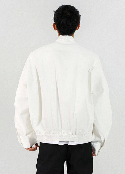 Minimalist High - Neck Zip - Up Jacket - Rick Circus