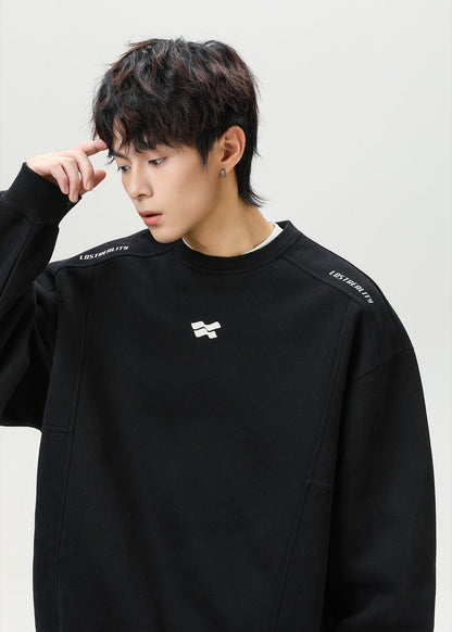 Minimalist Logo Crewneck Sweatshirt - Rick Circus