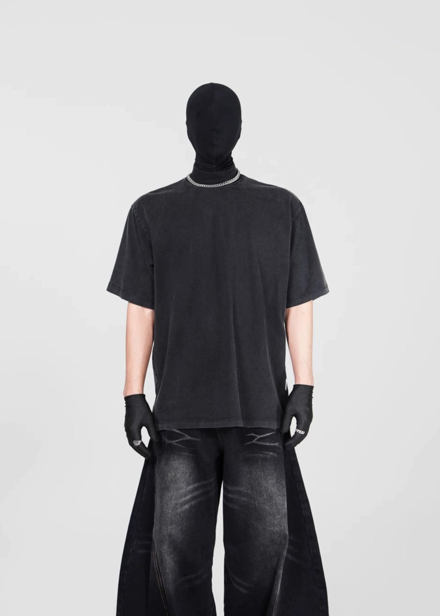 Minimalist Mock Neck T-Shirt - Rick Circus