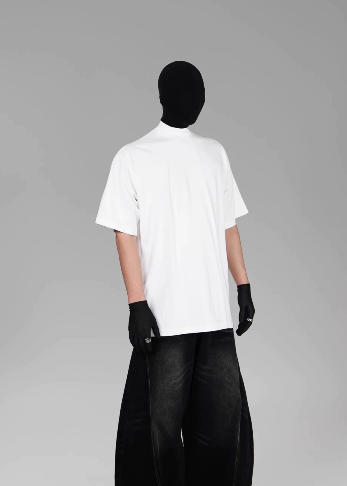 Minimalist Mock Neck T-Shirt - Rick Circus
