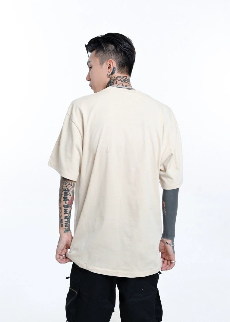 Minimalist Number 7 Puff Print T-Shirt - Rick Circus