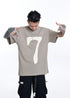 Minimalist Number 7 Puff Print T-Shirt - Rick Circus