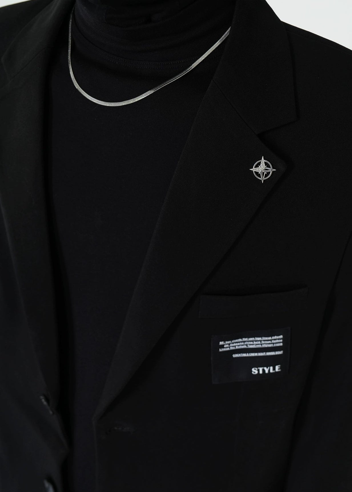 Minimalist Shoulder - Padded Blazer - Rick Circus