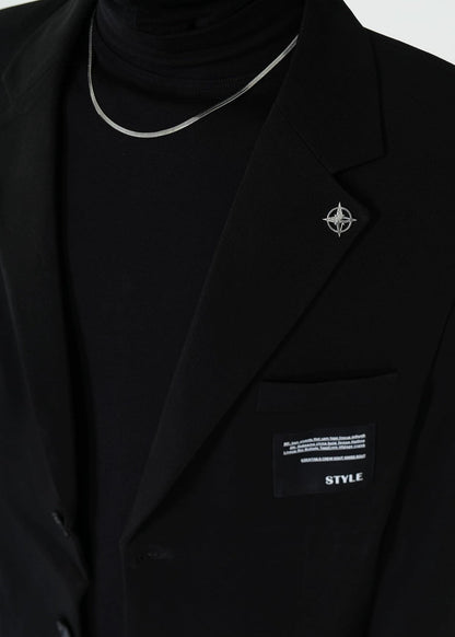 Minimalist Shoulder - Padded Blazer - Rick Circus